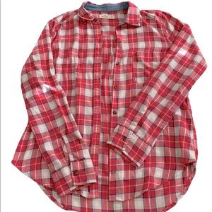 Hollister plaid flannel button down